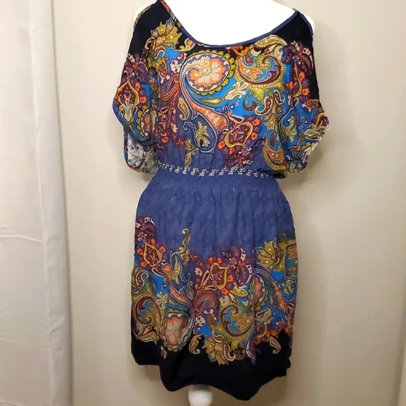 Estam boho open shoulder dress - Picture 1 of 6